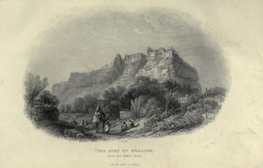 The Fort At Gwalior. Further details not available for now.